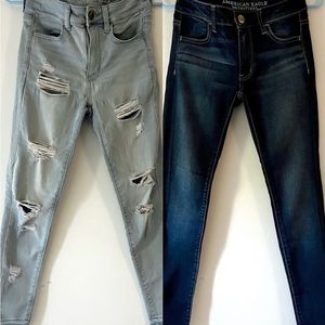 2 Pairs of Women’s Jeggings Size 2 Short American Eagle